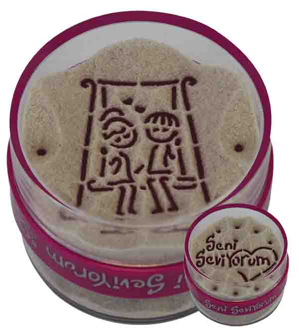 Kumdan Hediye : Salincak & Seni Seviyorum (Lila)