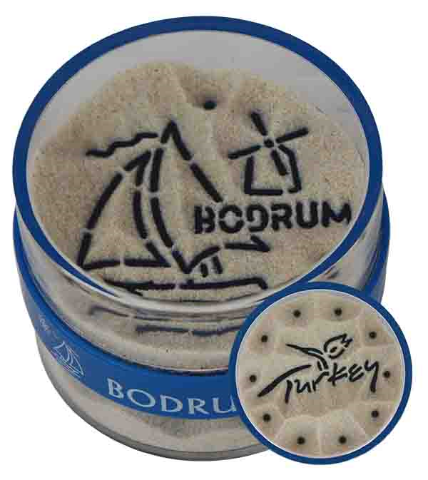 Hediyelik Kumdan : Bodrum Yelkenli & Turkey