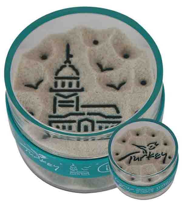 Hediyelik Kumdan : Kiz Kulesi & Turkey